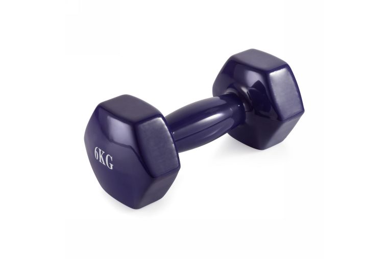 Гантель неразборная 6 кг винил VictoryFit VF-DV060 