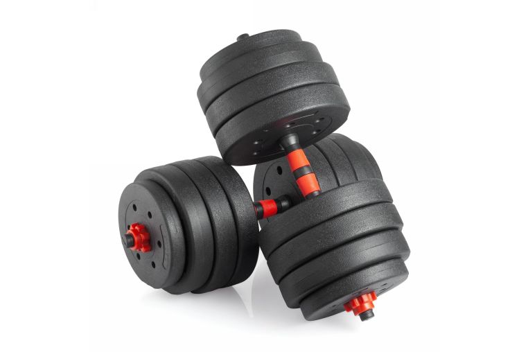 Гантели разборные с грифом, 40 кг (2 шт х 20 кг) VictoryFit VF-DC400 
