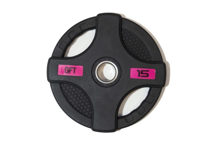 Штанга олимпийская 218 кг Original Fit.Tools диски с двумя хватами фото 10
