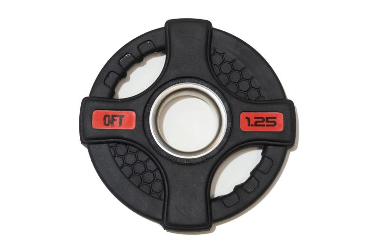 Штанга олимпийская 218 кг Original Fit.Tools диски с двумя хватами фото 6