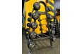 Комплект прямых фиксированных обрезиненных штанг 5 шт от 25 до 45кг Hasttings Digger HD51G2A-25-45 фото 2