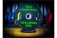 Диск 10 кг YouSteel TWO HANDLES