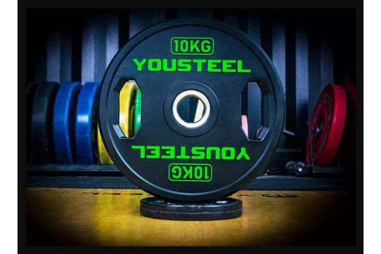Диск 10 кг YouSteel TWO HANDLES 