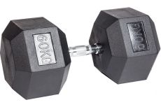 Гантель гексагональная обрезиненная Profi-Fit 60 кг