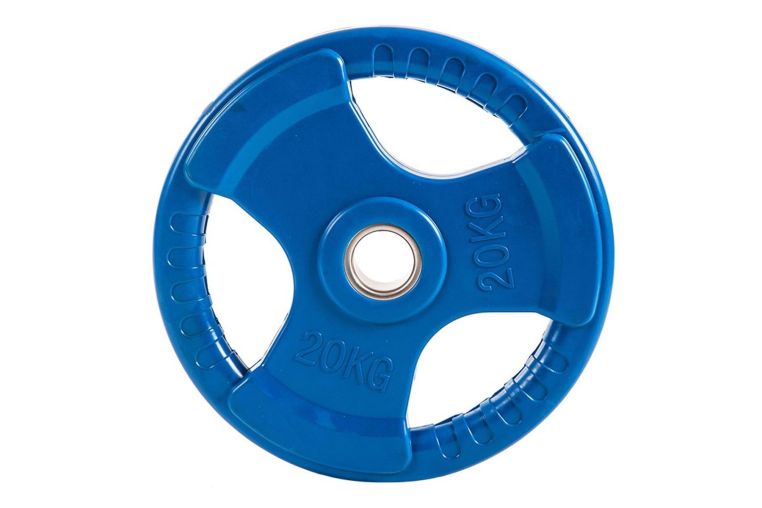 Диск обрезиненный Profi-Fit цветной 3 Handle D51 20кг 