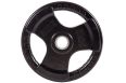 Диск обрезиненный Profi-Fit черный 3 Handle D51мм 20кг фото 1