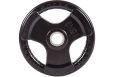 Диск обрезиненный Profi-Fit черный 3 Handle D51мм 15кг фото 2