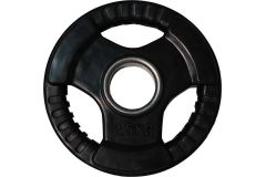Диск обрезиненный Profi-Fit черный 3 Handle D51мм 2,5кг