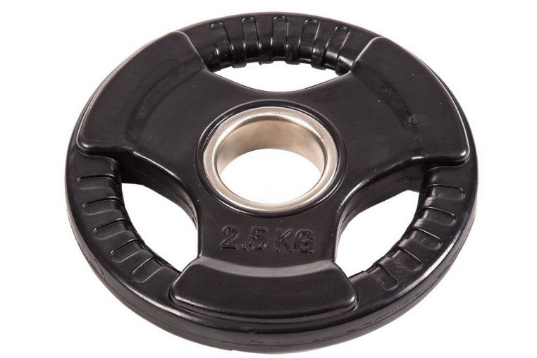 Диск обрезиненный Profi-Fit черный 3 Handle D51мм 2,5кг фото 1