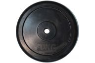 Диск обрезиненный Profi-Fit черный Classic D26 25кг