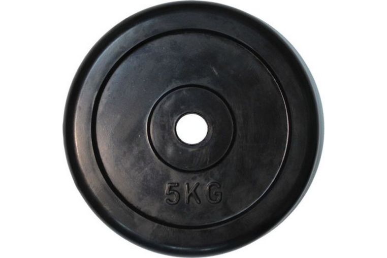 Диск обрезиненный Profi-Fit черный Classic D26 5кг 