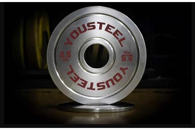 Стальной диск + хром 2,5 кг YouSteel 