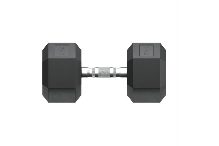 Гантель гексагональная обрезиненная 25 кг UnixFit DBHEX25 фото 7