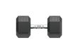 Гантель гексагональная 27,5 кг обрезиненная UnixFit DBHEX27_5 фото 5