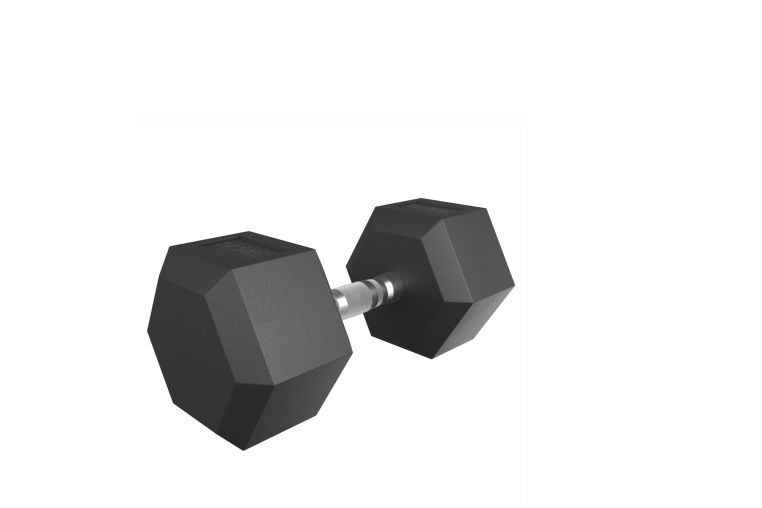 Гантель гексагональная 30 кг обрезиненная UnixFit DBHEX30 фото 6