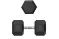 Гантель гексагональная 40 кг обрезиненная UnixFit DBHEX40 фото 5