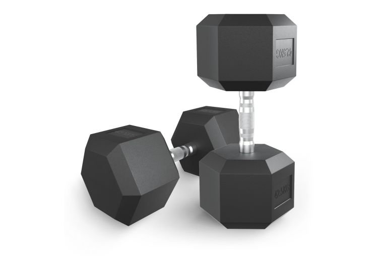 Гантель гексагональная обрезиненная 42,5 кг UnixFit DBHEX42_5 