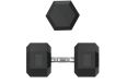 Гантель гексагональная обрезиненная 42,5 кг UnixFit DBHEX42_5 фото 6