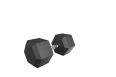 Гантель гексагональная обрезиненная 42,5 кг UnixFit DBHEX42_5 фото 7
