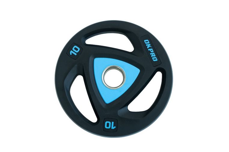 Диск олимпийский полиуретановый 10 кг OKPRO OK2037-1000 