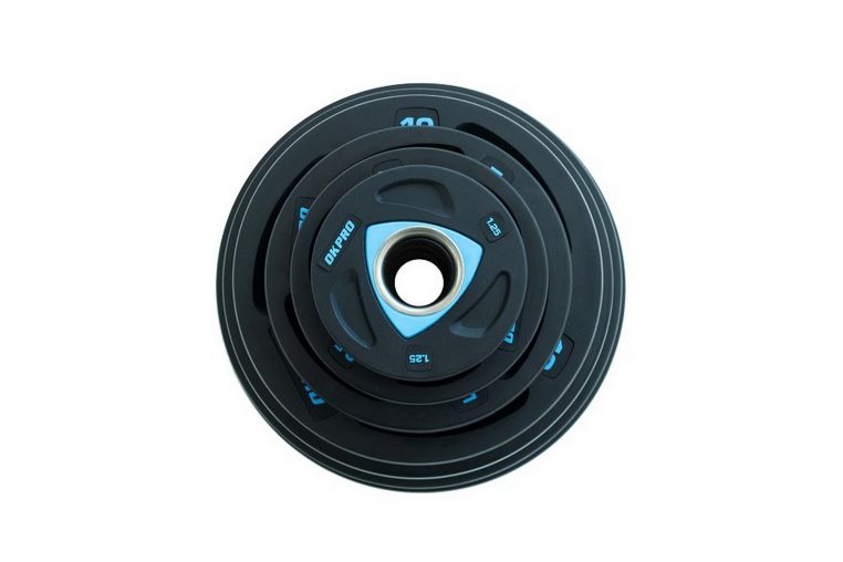 Диск олимпийский полиуретановый 10 кг OKPRO OK2037-1000 фото 2