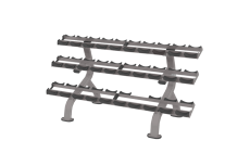 Стойка для гантелей Smith DR027, 3 полки