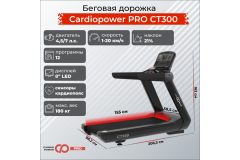 Беговая дорожка CardioPower PRO CT300