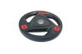 Диск олимпийский обрезиненный (Fitnessport), черный 25кг. фото 1