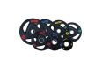 Диск олимпийский обрезиненный (Fitnessport), черный 25кг. фото 2