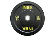 Бампированный диск 15кг Inex Hi-Temp TF-P4001-15 черный-желтый