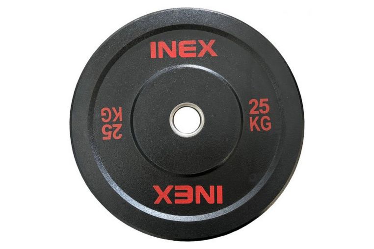 Бампированный диск 25кг Inex Hi-Temp TF-P4001-25 черный-красный 