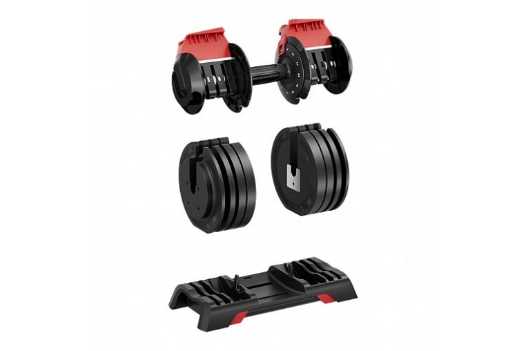 Наборная гантель Adjustable Dumbbell 3-24 кг Live Pro RUMF7070 фото 2