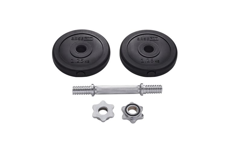 Гантель разборная пластиковая 4 кг BaseFit в коробке DB-720 фото 1