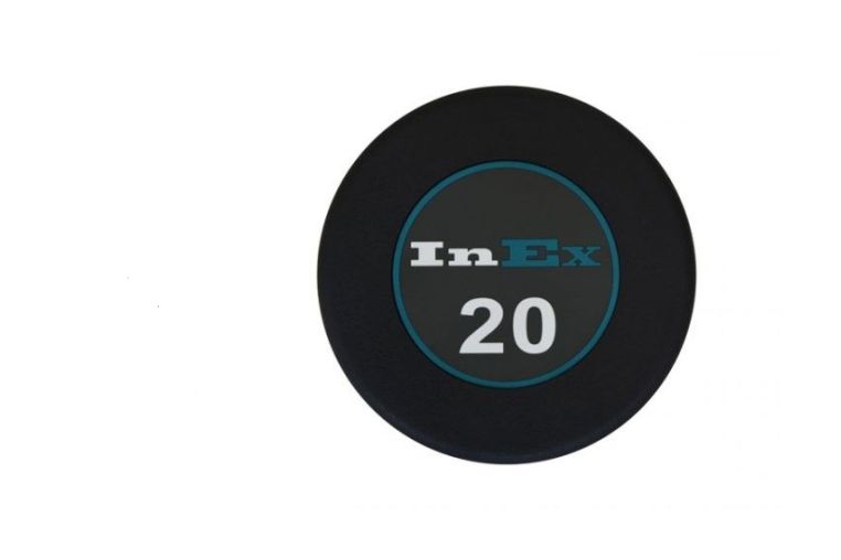 Набор фиксированных обрезиненных гантелей GMAX Inex FM\GRD-N-SET (2,5-20KG)\BK-FL-00 фото 2
