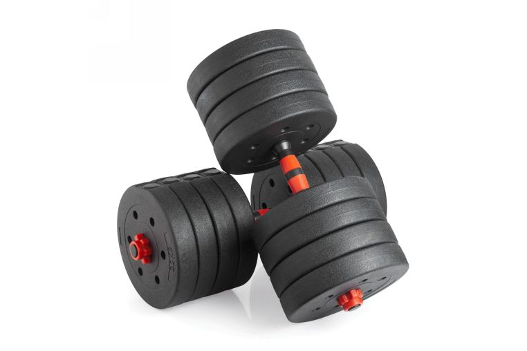 Гантели разборные с грифом, 50 кг (2 х25кг) VictoryFit VF-DС500 