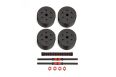 Гантели разборные с грифом, 50 кг (2 х25кг) VictoryFit VF-DС500 фото 2