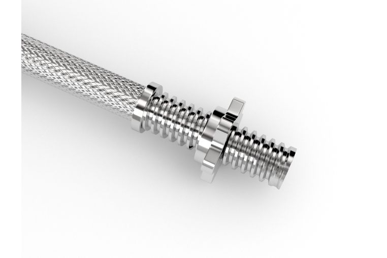 Гриф гантельный 350мм хром 25мм UnixFit BU350CE фото 1