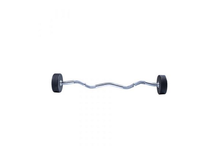 Фиксированная кривая штанга 15кг Ez Curl Urethane Barbells Live Pro LP8011-15 