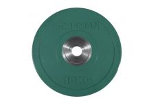 Диск бампированный обрезиненный Foreman D50 мм 10 кг FM\BM-10KG\GN зеленый