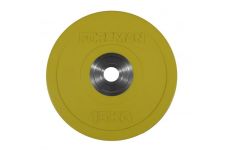 Диск бампированный обрезиненный Foreman D50 мм 15 кг FM\BM-15KG\YL желтый