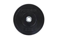 Диск олимпийский Foreman D50 мм 0,5 кг бампированный обрезиненный FM\BM-0,5KG черный