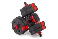 Гантели гексагональные разборные с грифом, 15кг (2х7,5) VictoryFit VF-DН150