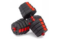 Гантели гексагональные разборные с грифом, 30кг (2х15) VictoryFit VF-DН300