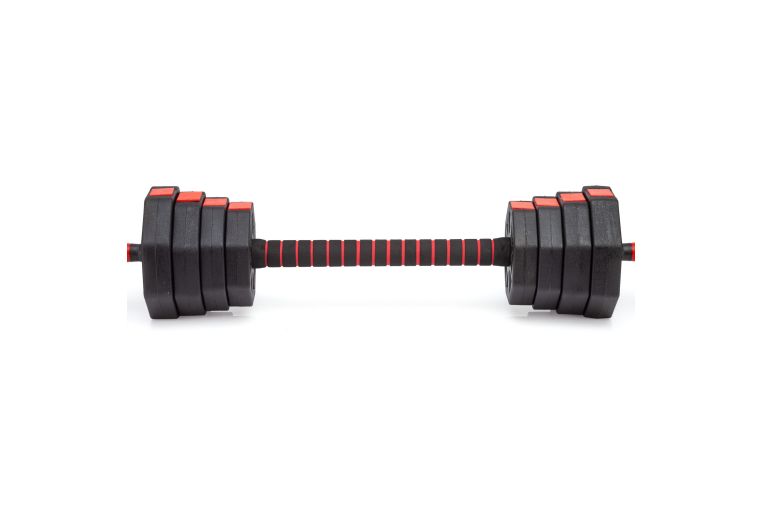 Гантели гексагональные разборные с грифом, 30кг (2х15) VictoryFit VF-DН300 фото 1