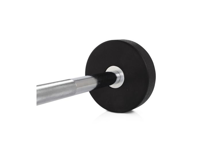 Штанга прямая обрезиненная 15кг UnixFit PRO BBRND15PBK фото 1
