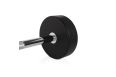 Штанга прямая обрезиненная 25кг UnixFit PRO BBRND25PBK фото 1