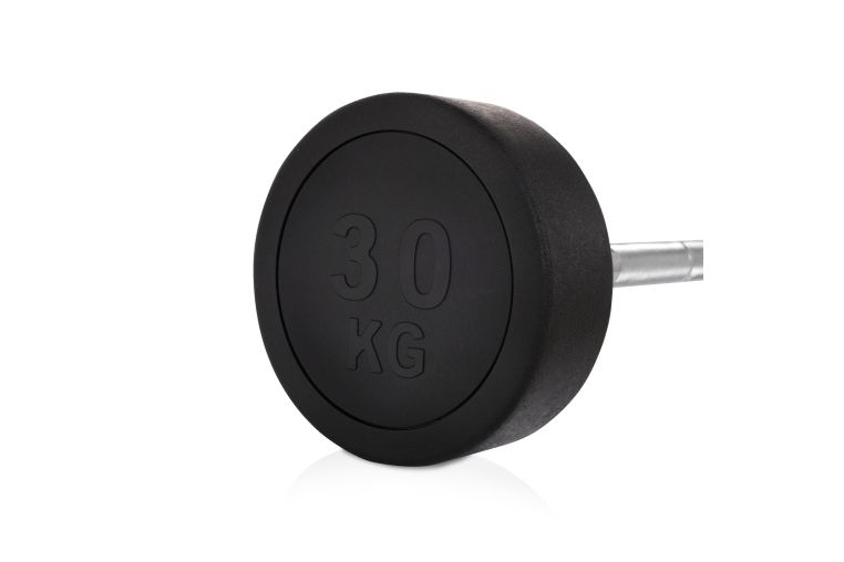 Штанга прямая обрезиненная 30кг UnixFit PRO BBRND30PBK фото 4