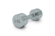 Гантель круглая хромированная 5кг UnixFit PRO DBRND5PCE