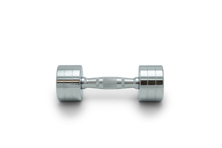 Гантель круглая хромированная 5кг UnixFit PRO DBRND5PCE фото 3
