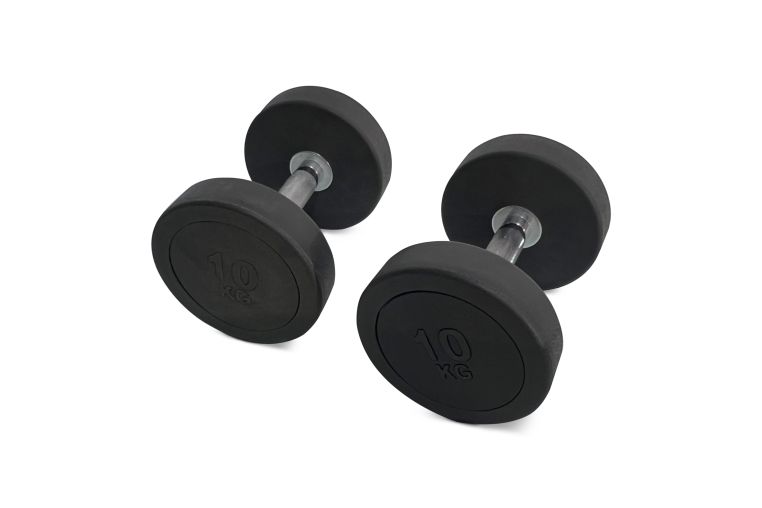 Гантель круглая обрезиненная 10кг UnixFit PRO DBRND10PBK 